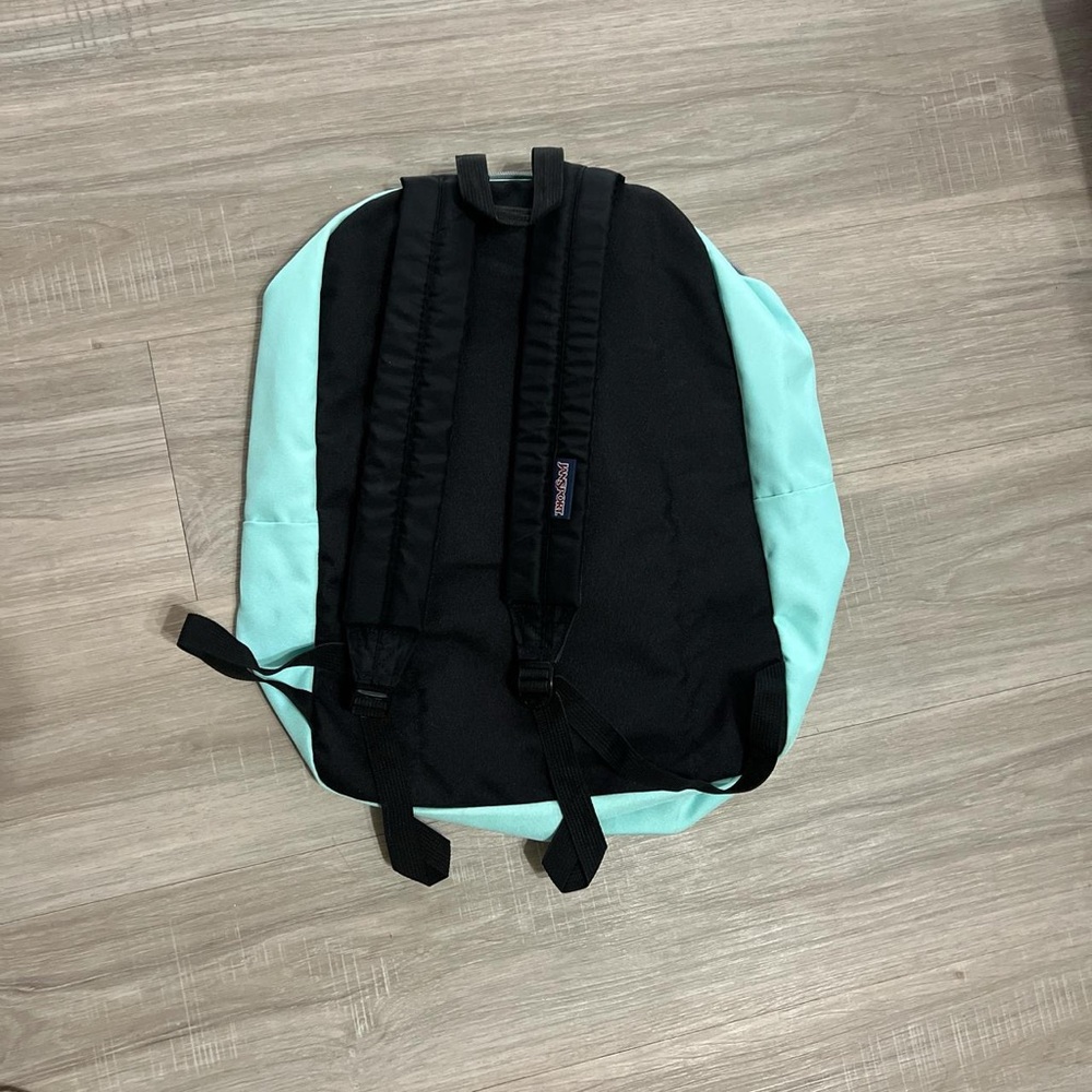 Turquoise Jansport backpack - Picture 3 of 3